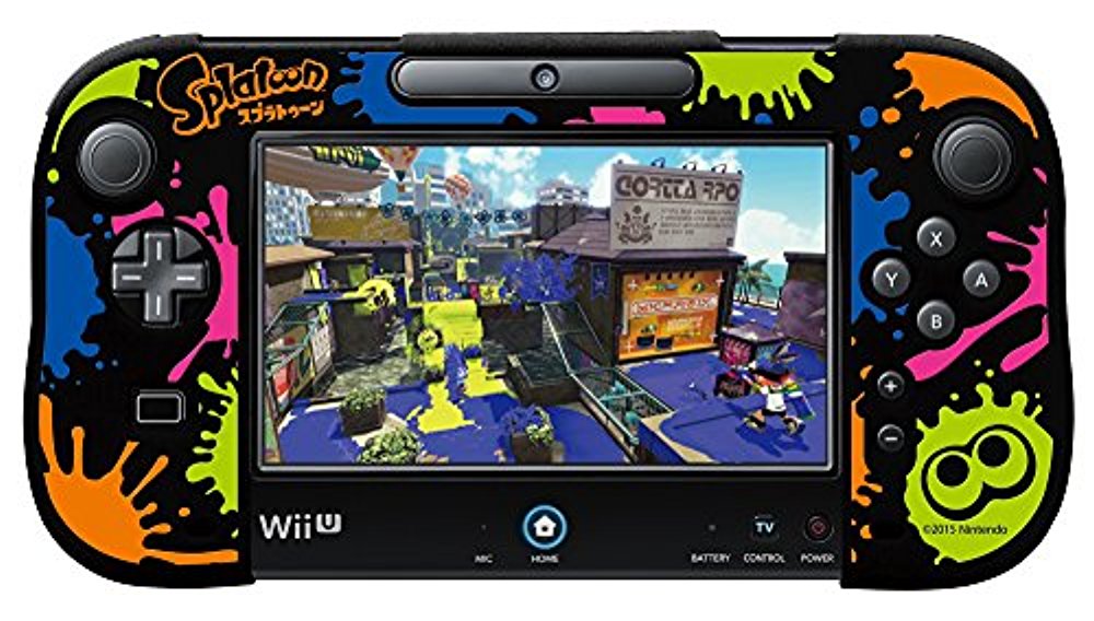 실리콘 커버 콜렉션 for Wii U GamePad Splatoon Type-B