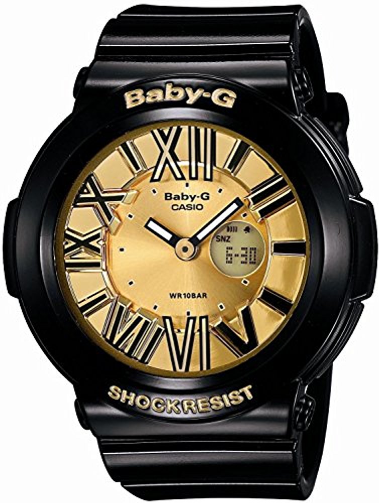 카시오 Baby-G BABYG 베이비G 레이디스 손목시계 BGA-160-1B Neon Dial Series 네온 다이얼 시리즈