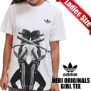 [해외] Adidas 【아디다스오리지널 레이디스】adidas HERI ORIGINALS GIRL TEE wht【어패럴】