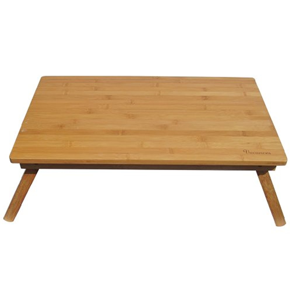 [침대테이블] 접이식 대나무 로우 베드테이블 내추럴 W60 D30 H22 KJLF2050