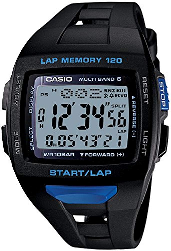 [카시오]CASIO 손목시계 fizz LAP MEMORY 120 전파 솔라 국내 메이커1년 보증부 STW-1000-1BJF