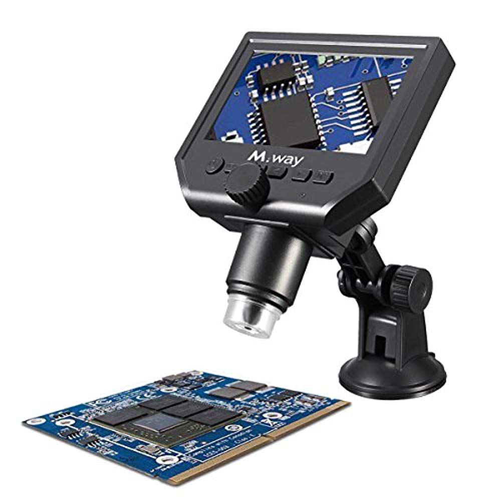 M.Way 디지털 LED 현미경 3.6MP 600x 4.3인치