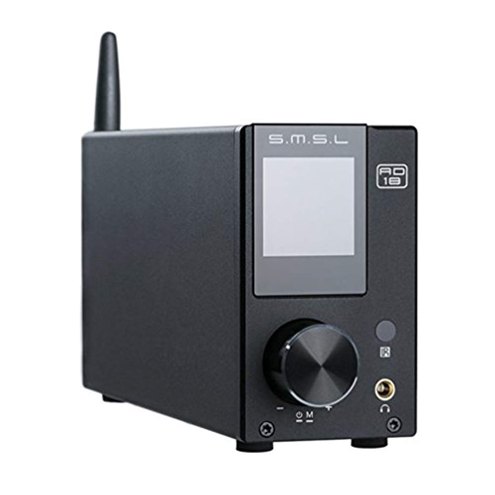 SMSL AD18 파워 앰프 DACdecoder 80Wx2 DSP Bluetooth4.2