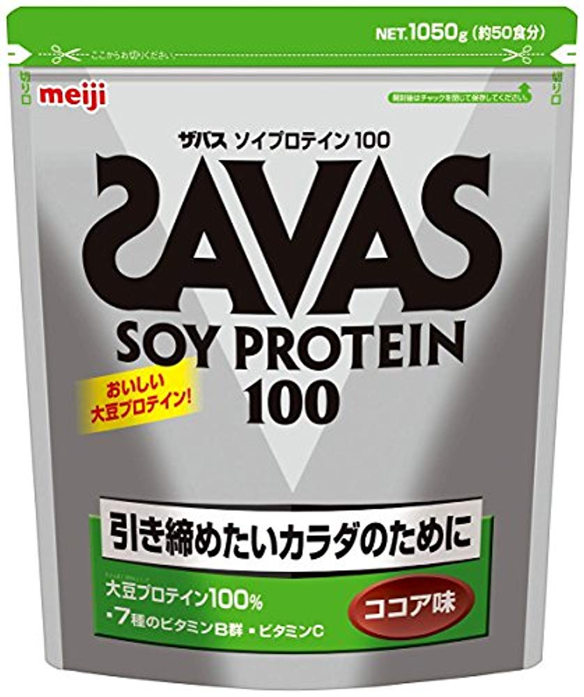 SAVAS 소이 프로테인 100 코코아맛 [50인분] 1,050g