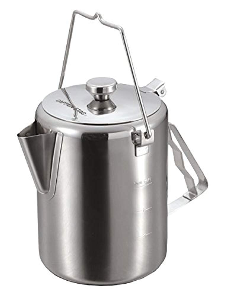 [당일발송] CAPTAIN STAG 캠프 바베큐 주전자 kettle 1.9L UH-4208