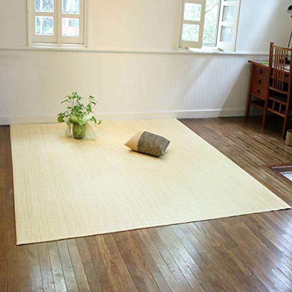 등나무 라탄 라구 카펫 200x200cm