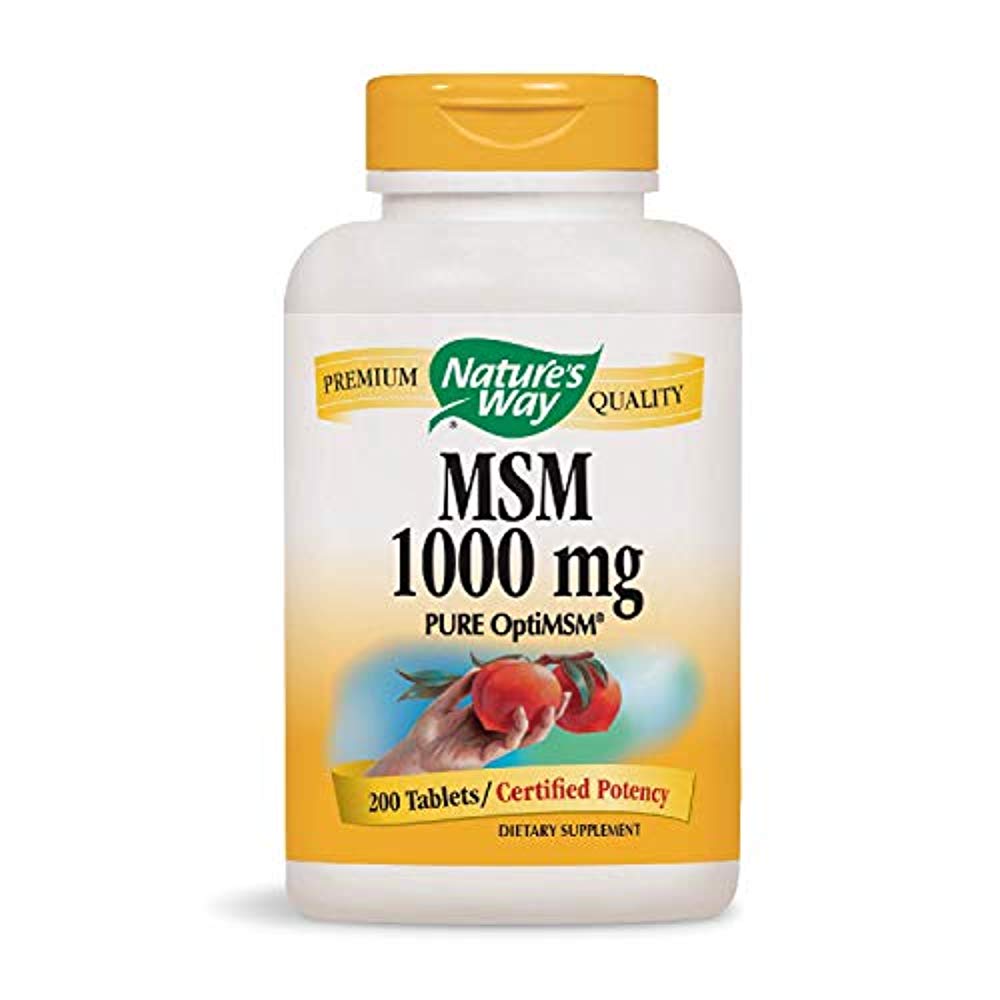 Nature's Way MSM, 200 VCaps 1000 MG
