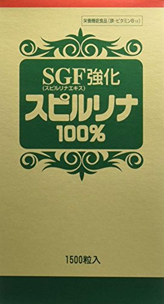 SGF 강화 스피루리나 100% 1500알