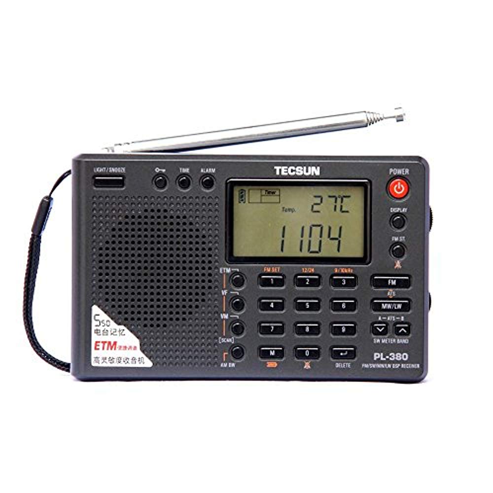 Tecsun PL-380 PLL 휴대용 라디오