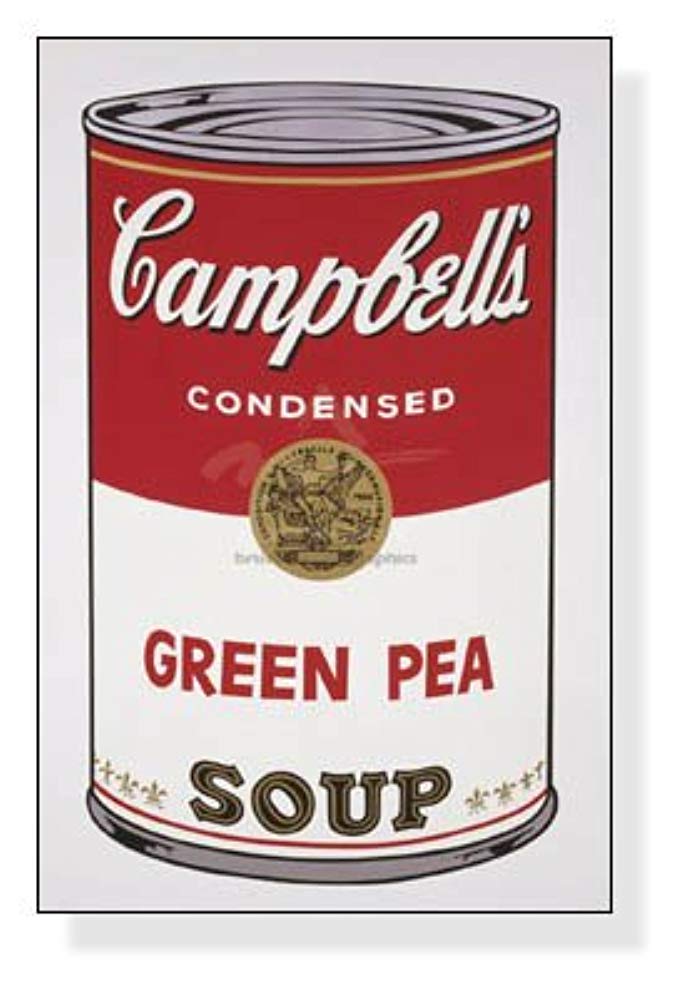 아즈포스터 일본 앤디워홀 Andy Warhol 포스터 Campbell s Soup I Green Pea 1968