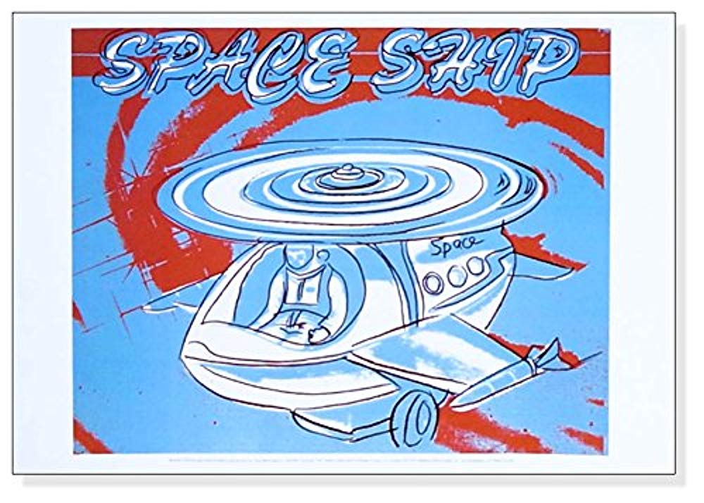 아즈포스터 일본 앤디워홀 Andy Warhol 포스터 spaceship 1983년