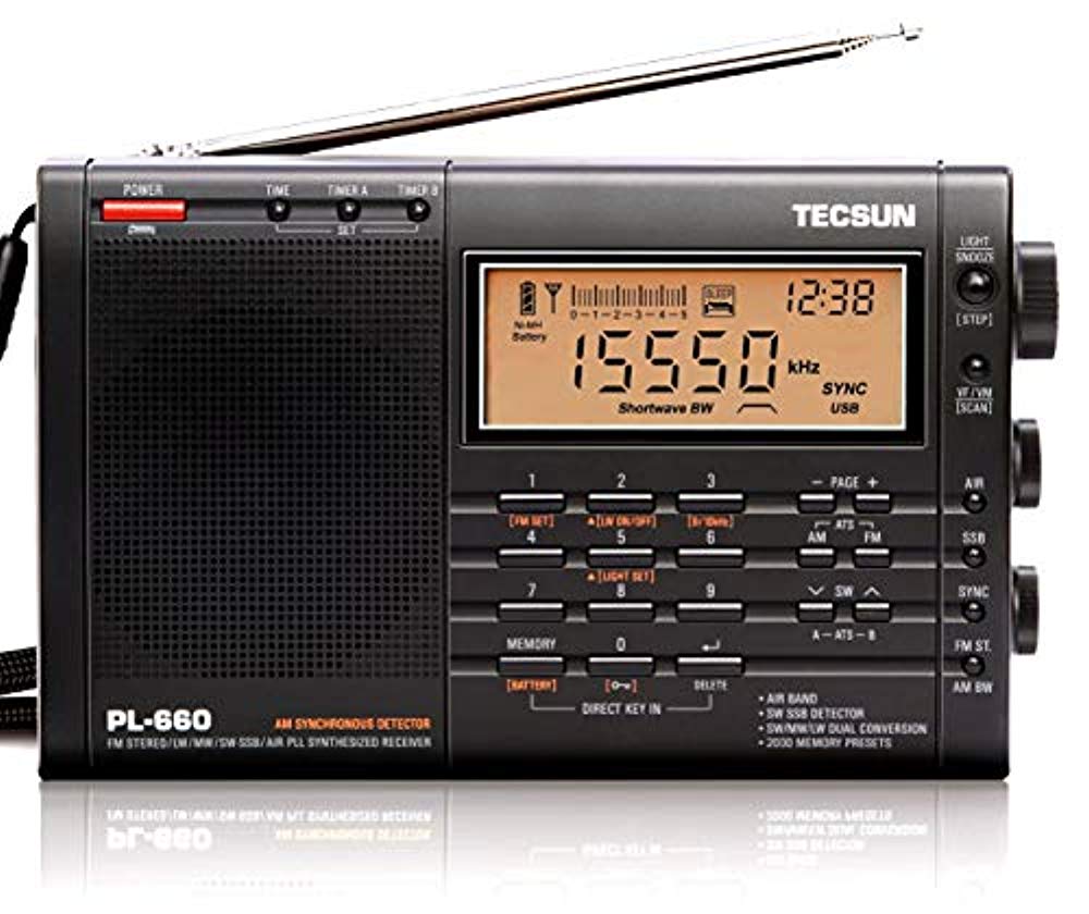 TECSUN BCL 단파 라디오 PL-660