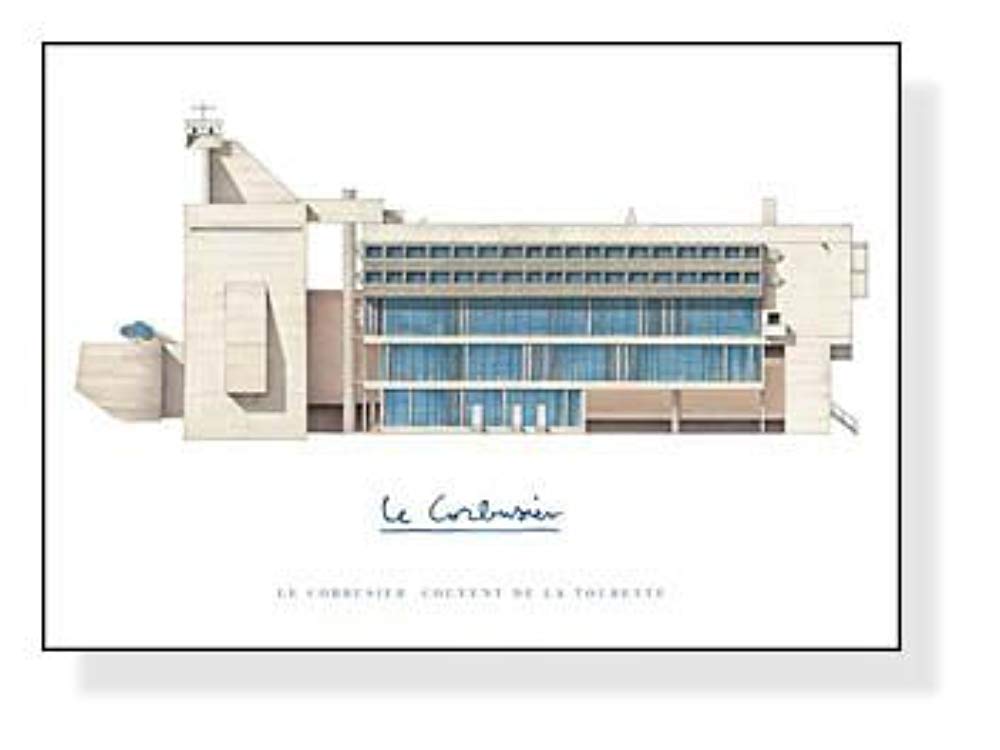 르꼬르뷔지에 포스터 라 투레트 수도원 프랑스