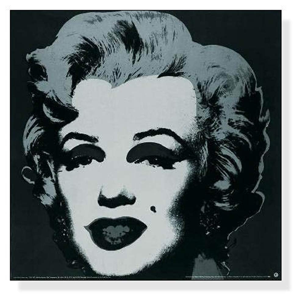 아즈포스터 일본 앤디워홀 Andy Warhol 포스터 마를린 먼로 블랙