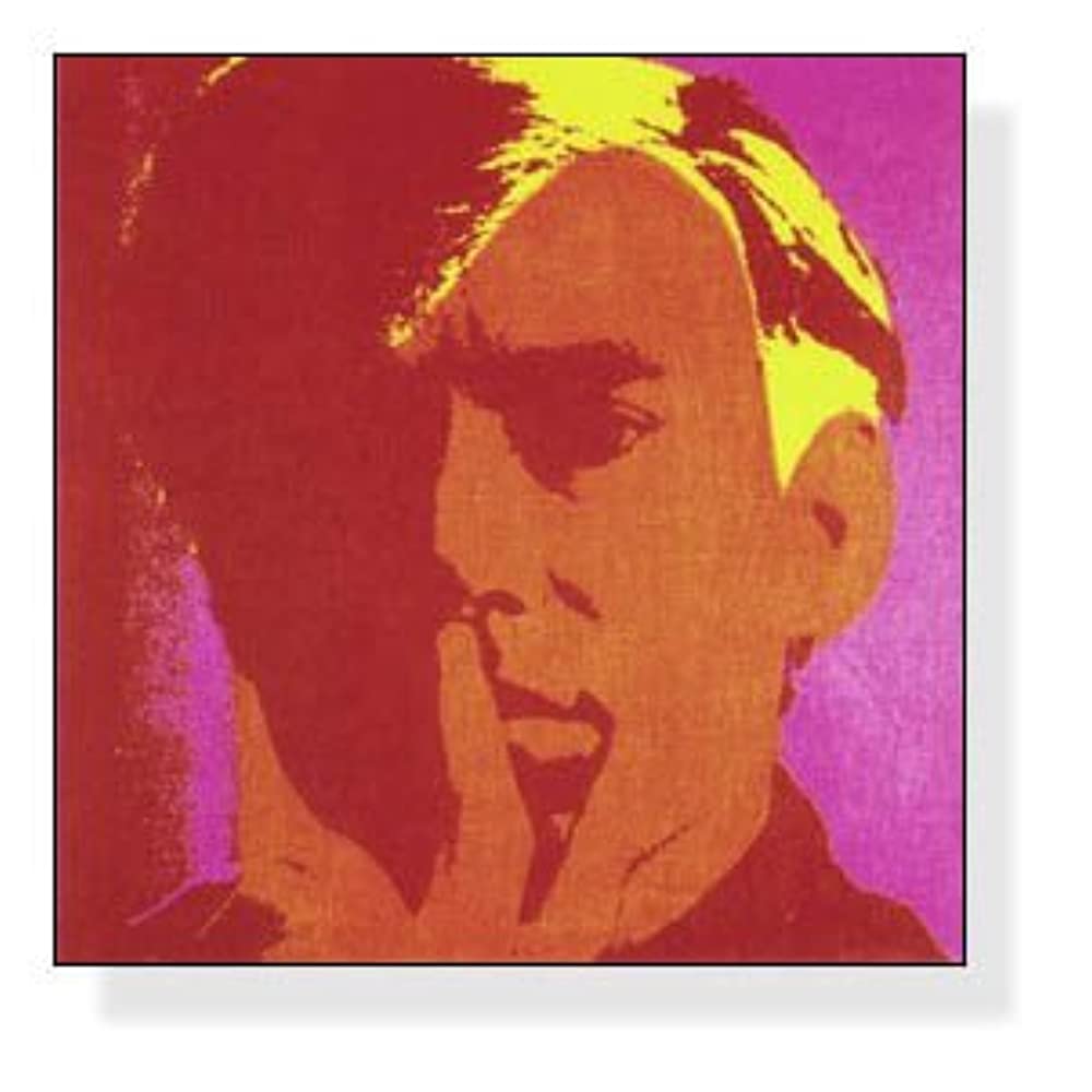 아즈포스터 일본 앤디워홀 Andy Warhol 포스터 워홀 셀프 포트레이트 오렌지